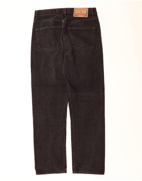 Мужские прямые джинсы Diesel W34 L31, черный хлопок