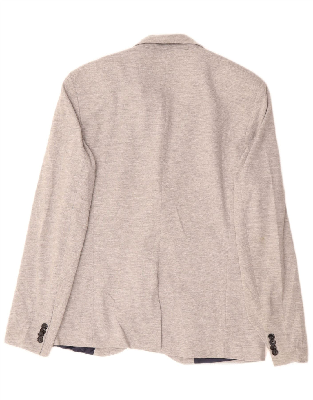 Мужской пиджак Zara на 2 пуговицах UK 42 XL, серый полиэстер