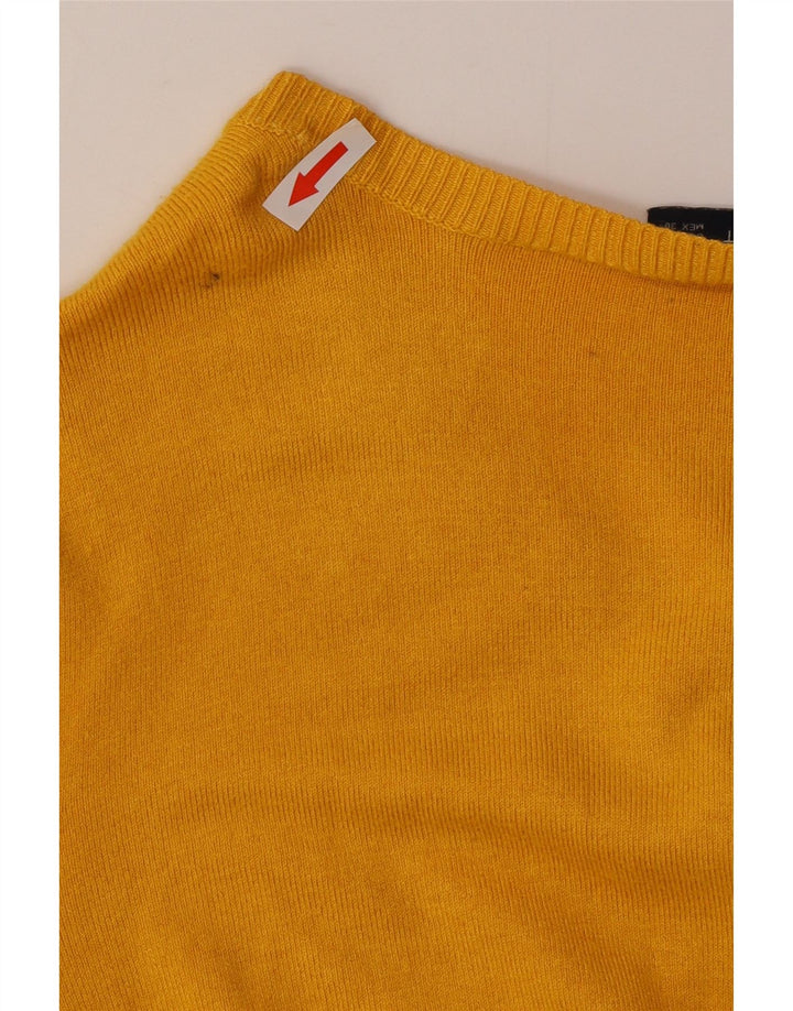 Женский кардиган Zara UK 14, большой желтый цвет