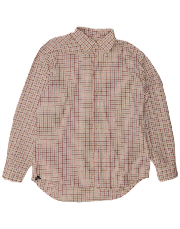 Рубашка мужская BEST COMPANY 2XL белая в клетку