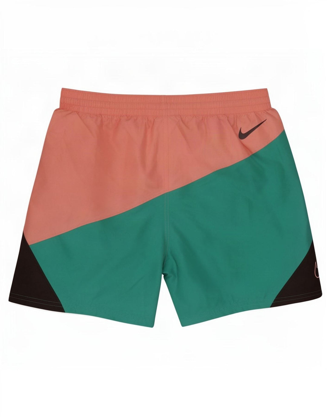 Мужские шорты для плавания Nike с рисунком, средние, разноцветные, с цветными блоками