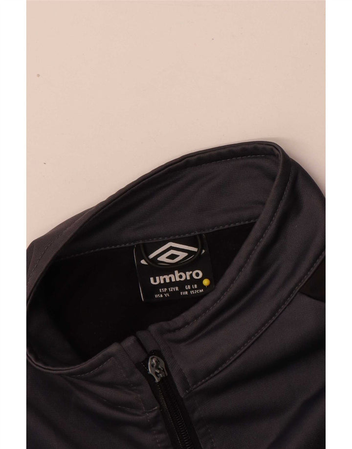 Спортивный костюм Umbro для мальчиков, верхняя куртка 11-12 лет, серый полиэстер