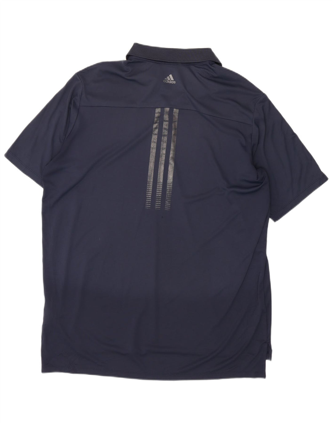 ADIDAS Mens Adizero Polo Shirt 2XL Navy Blue Polyester