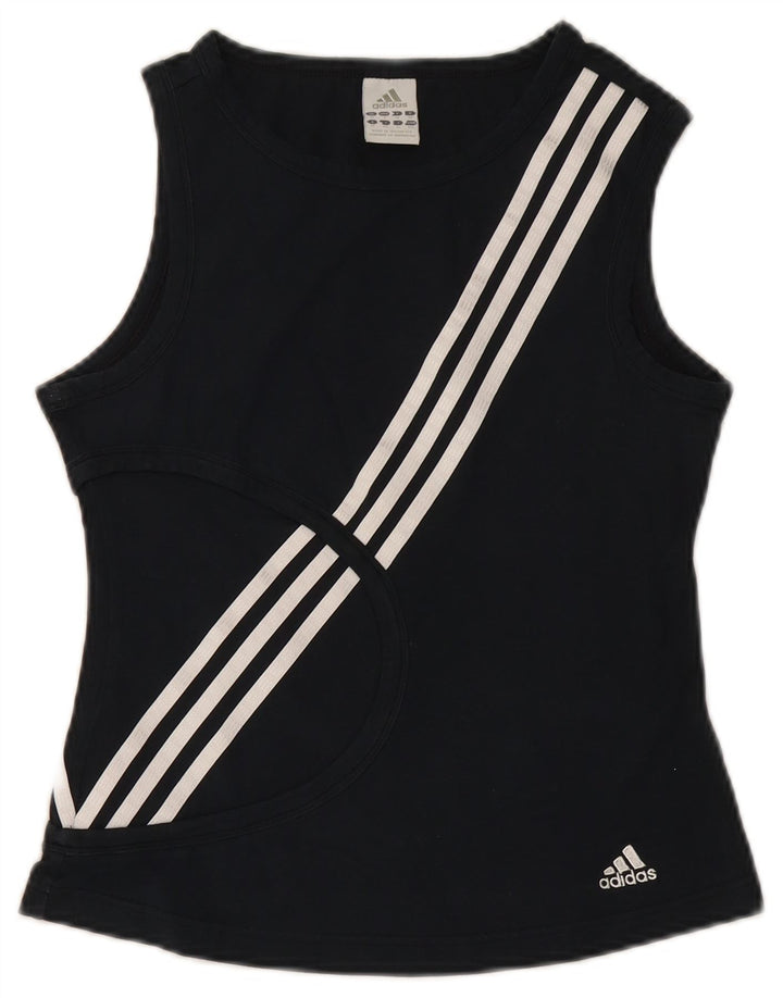 Женский жилет Adidas Top UK 10, маленький черный хлопок
