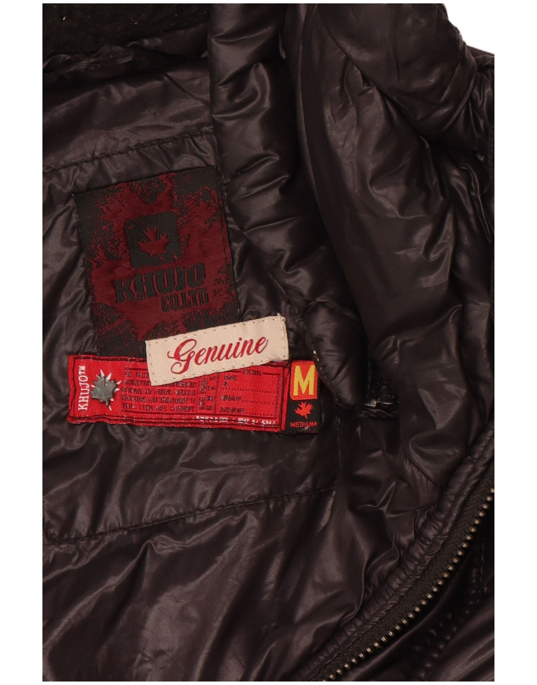 Женское стеганое пальто KHUJO UK 12, средний черный, нейлон