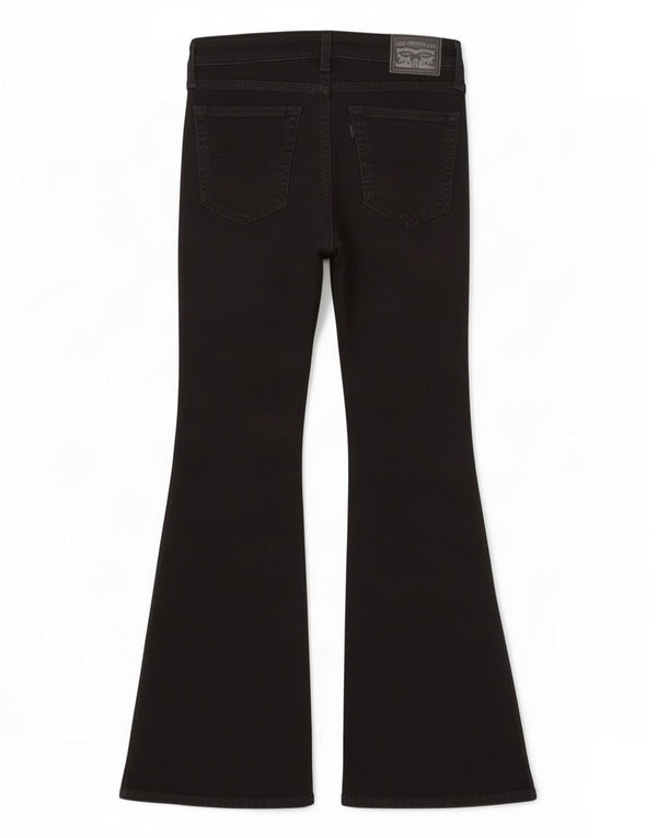 Женские расклешенные джинсы Levi's 726 W30 L29 черные