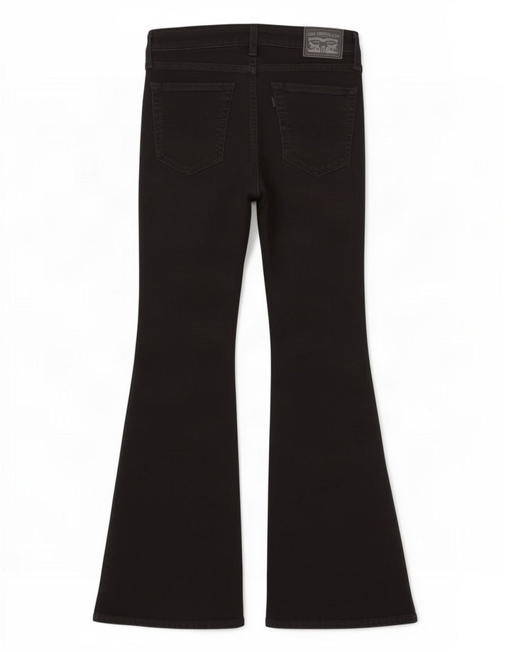 Женские расклешенные джинсы Levi's 726 W30 L29 черные