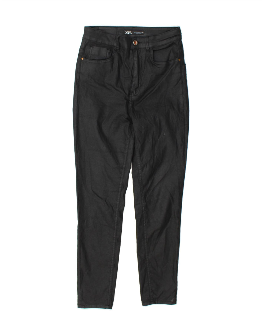 ZARA Womens Slim Casual Trousers EU 40 Medium W28 L27 Black Vintage Zara and Second-Hand Zara from Messina Hembry 