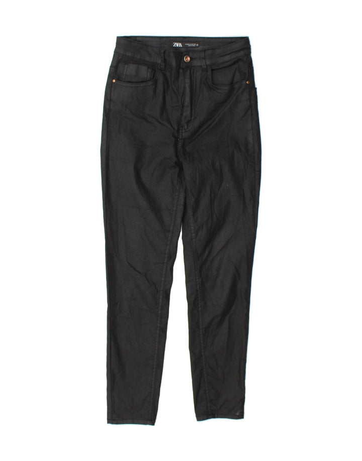 ZARA Womens Slim Casual Trousers EU 40 Medium W28 L27 Black Vintage Zara and Second-Hand Zara from Messina Hembry 
