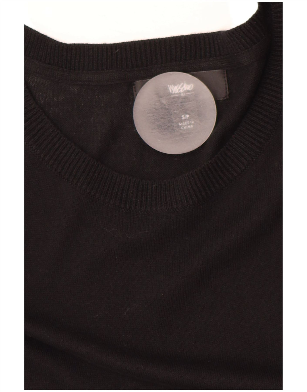 Женский джемпер с рукавом 3/4 MOSSIMO, размер UK 10, маленький, черный, хлопок