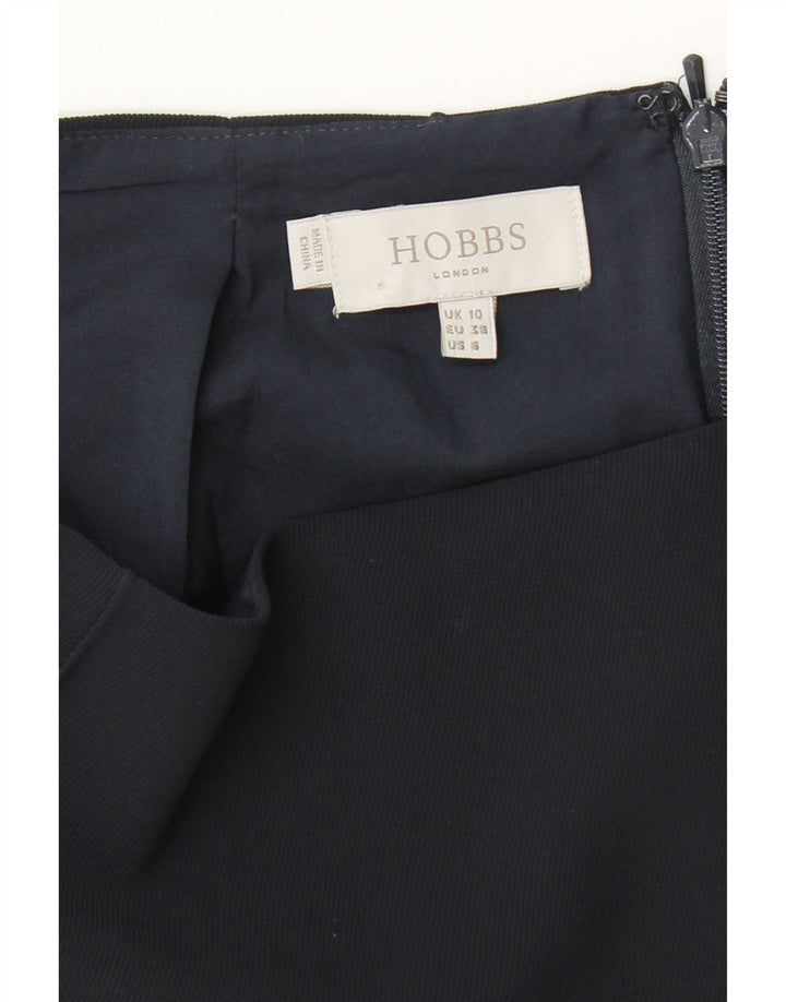 Женская юбка-карандаш Hobbs UK 10, маленькая W28, темно-синий полиэстер