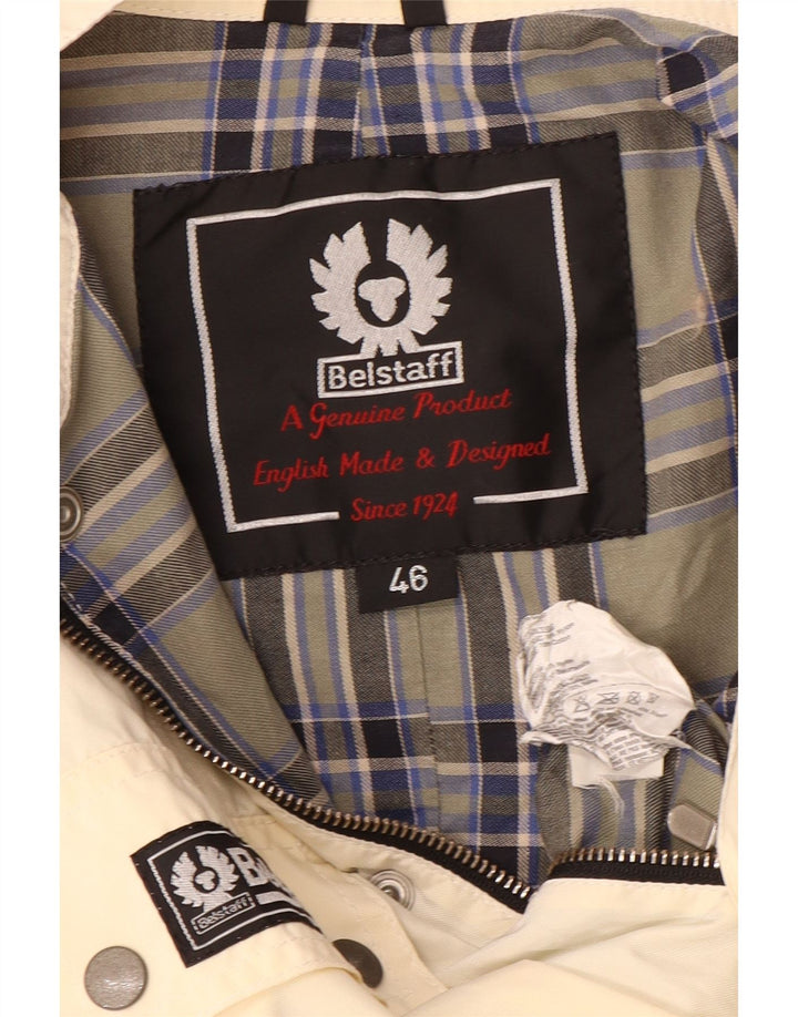 Мужской жилет BELSTAFF IT 46, маленький, из белого нейлона