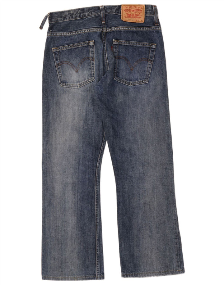 Мужские джинсы Levi's 507 Bootcut W30 L28 синие, хлопок