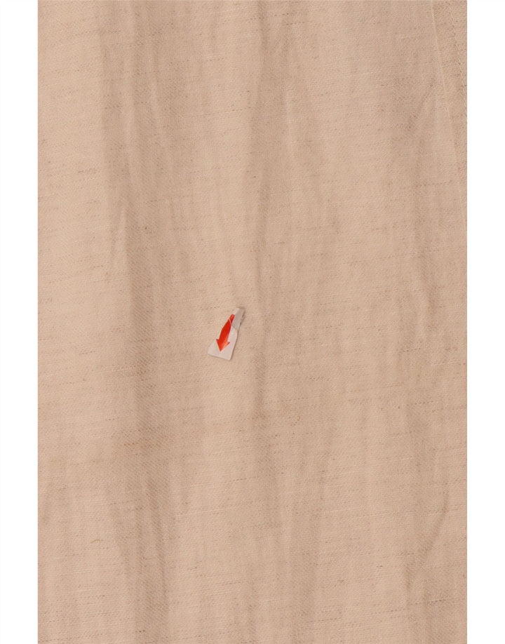 Мужская пуловерная рубашка с коротким рукавом VINTAGE XL, цвет бежевого цвета