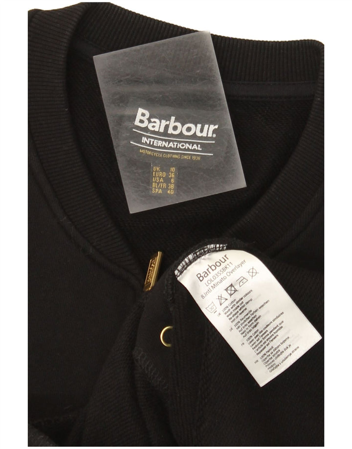 Женский спортивный костюм Barbour, верхняя куртка UK 10, маленький черный хлопок