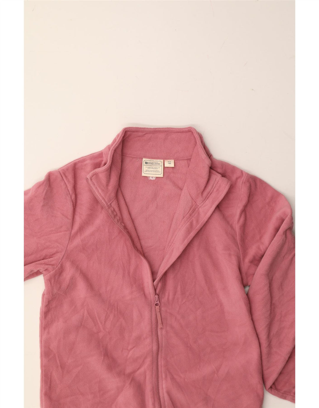 MOUNTAIN WAREHOUSE Girls Fleece Jacket 9-10 Years Pink Polyester Vintage Mountain Warehouse and Second-Hand Mountain Warehouse from Messina Hembry 