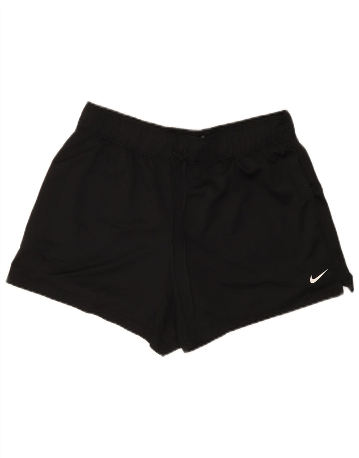 Женские спортивные шорты Nike Dri Fit UK 16, большие черные, полиэстер
