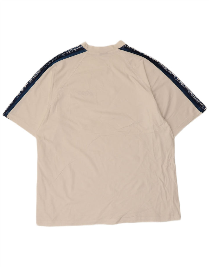 Мужская футболка с рисунком Asics Top XL Белая с цветными блоками
