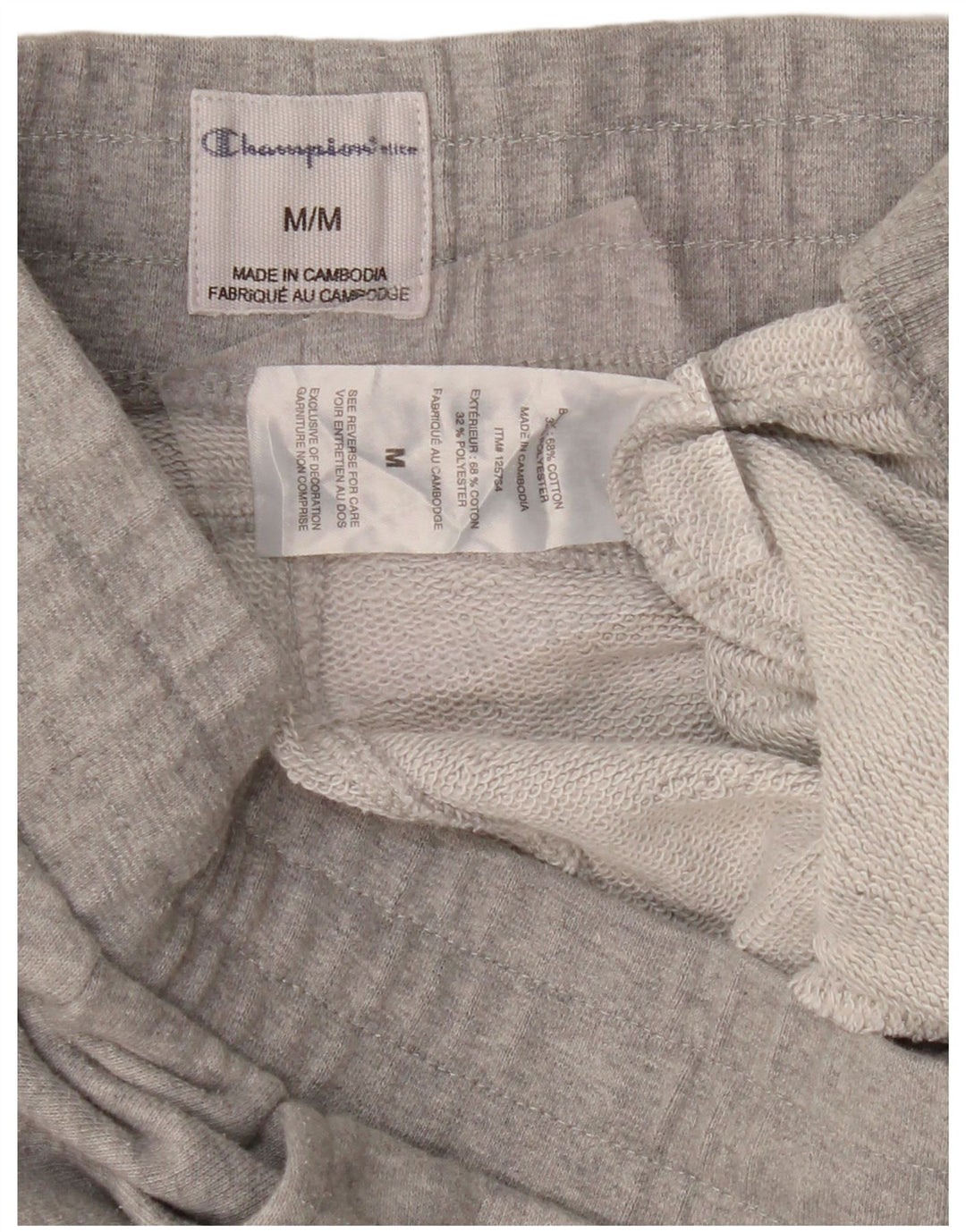 Женский спортивный костюм CHAMPION Брюки Джоггеры Великобритания 14 Средний серый с цветными блоками