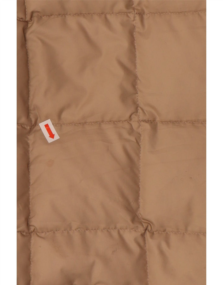 Винтажное женское двустороннее пуховое пальто IT 44 Medium Beige