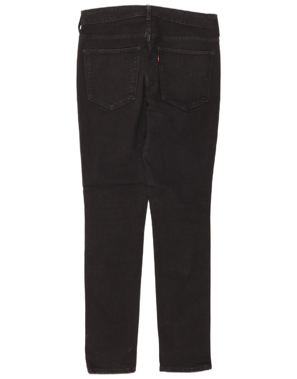 Женские джинсы скинни Levi's W32 L32, черный хлопок