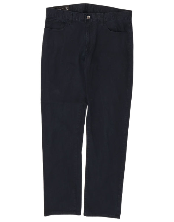 ARMANI EXCHANGE Мужские прямые джинсы W34 L30 Темно-синий хлопок