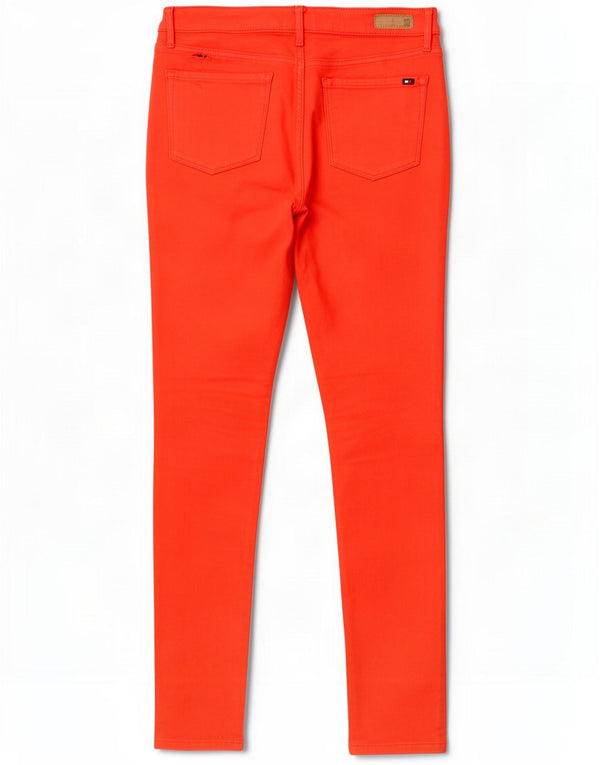 Tommy Hilfiger Женские джинсы скинни W29 L32 Красный хлопок