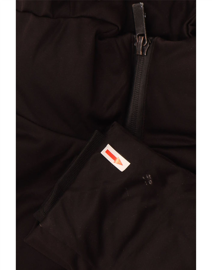 Мужская стеганая куртка с капюшоном Zara UK 36, маленький черный полиэстер