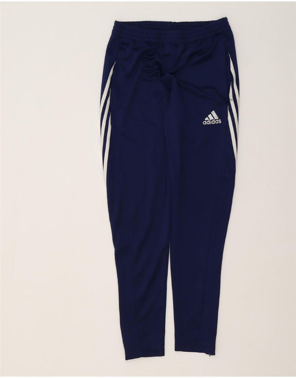 Мужские спортивные брюки Adidas Climalite, маленькие темно-синие, полиэстер