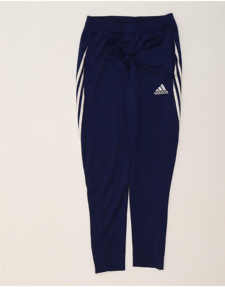 Мужские спортивные брюки Adidas Climalite, маленькие темно-синие, полиэстер