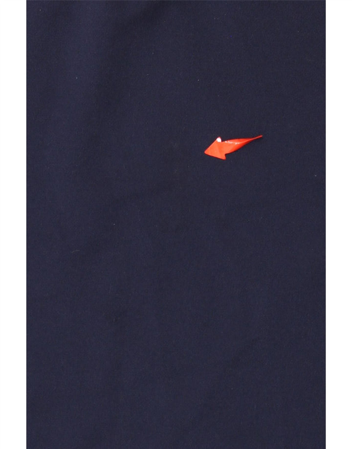 Мужской пуловер с воротником на молнии PUMA, большой темно-синий