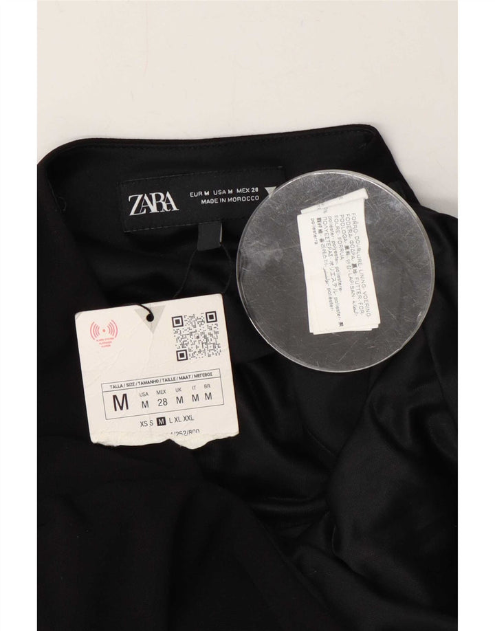 Женское боди Zara UK 12, средний черный полиэстер
