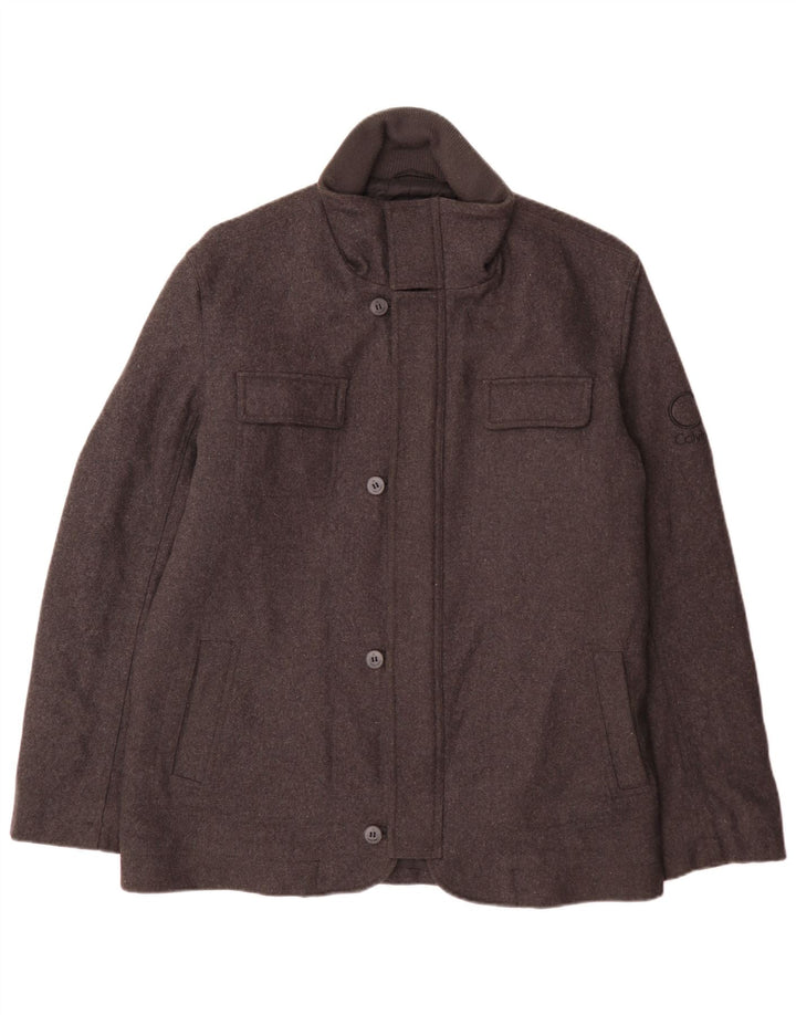 Мужская куртка Calvin Klein Utility UK 44 2XL серая шерсть