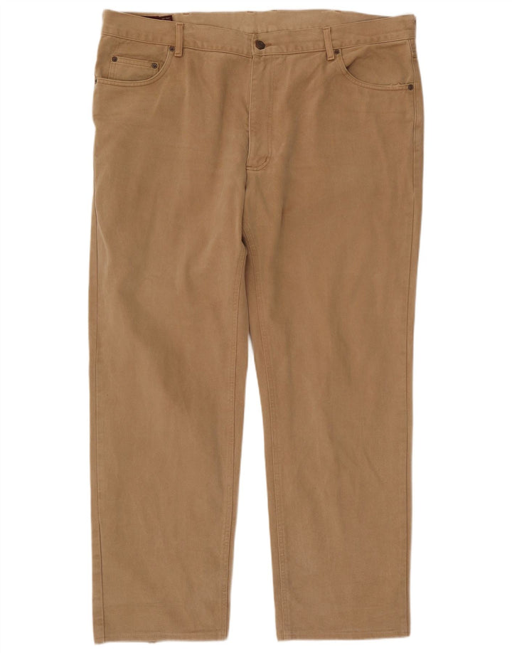 Мужские прямые джинсы MARLBORO CLASSICS W44 L31 Бежевый хлопок