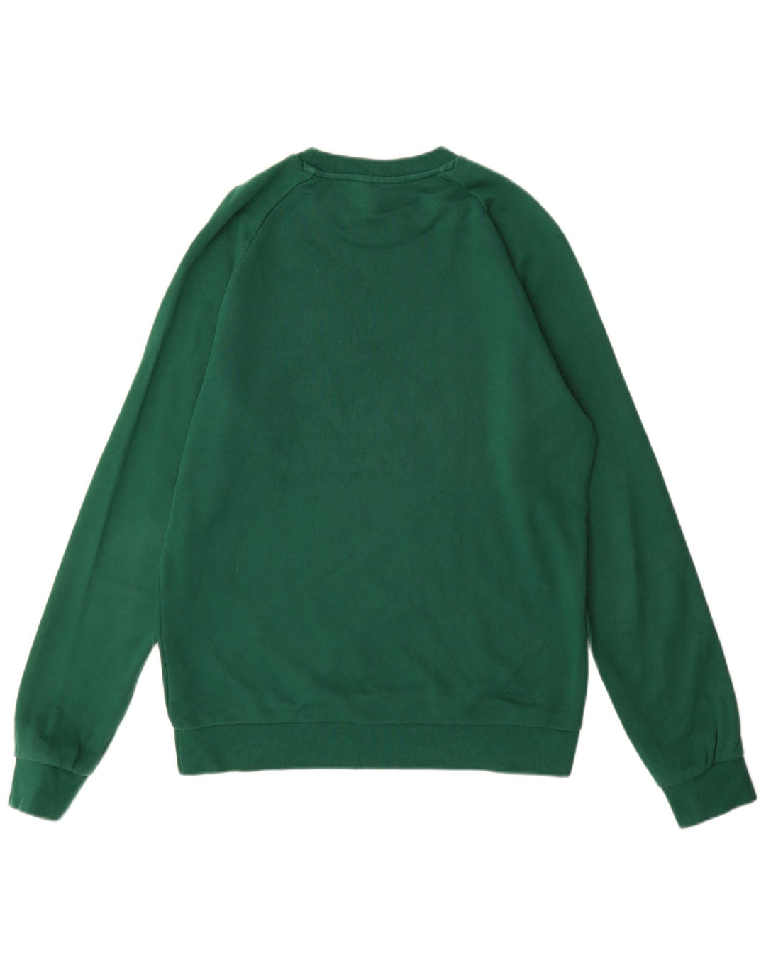 Мужской свитшот Adidas с рисунком, хлопковый джемпер среднего зеленого цвета