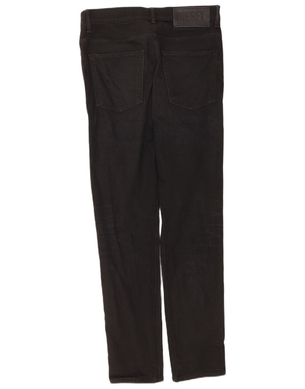 Мужские зауженные джинсы Diesel D-Fining W31 L34, черный хлопок