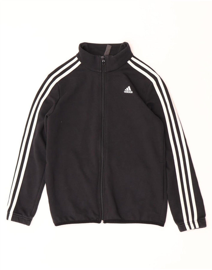 Спортивный костюм Adidas для мальчиков, верхняя куртка 11-12 лет, черный хлопок