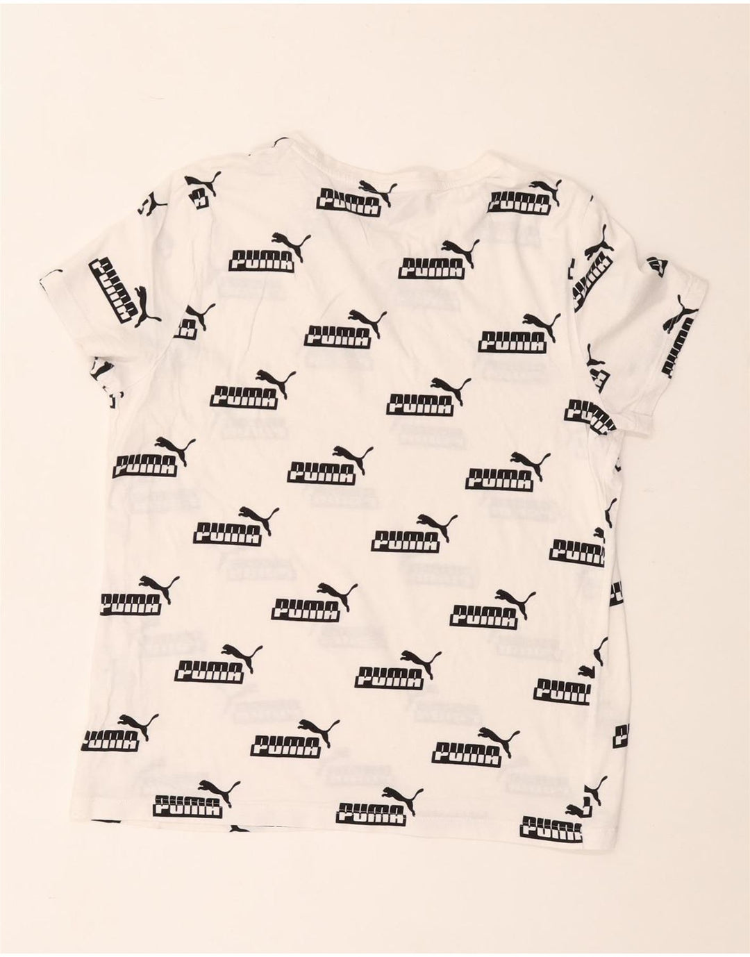 Женская футболка с рисунком Puma Top UK 16, большая белая