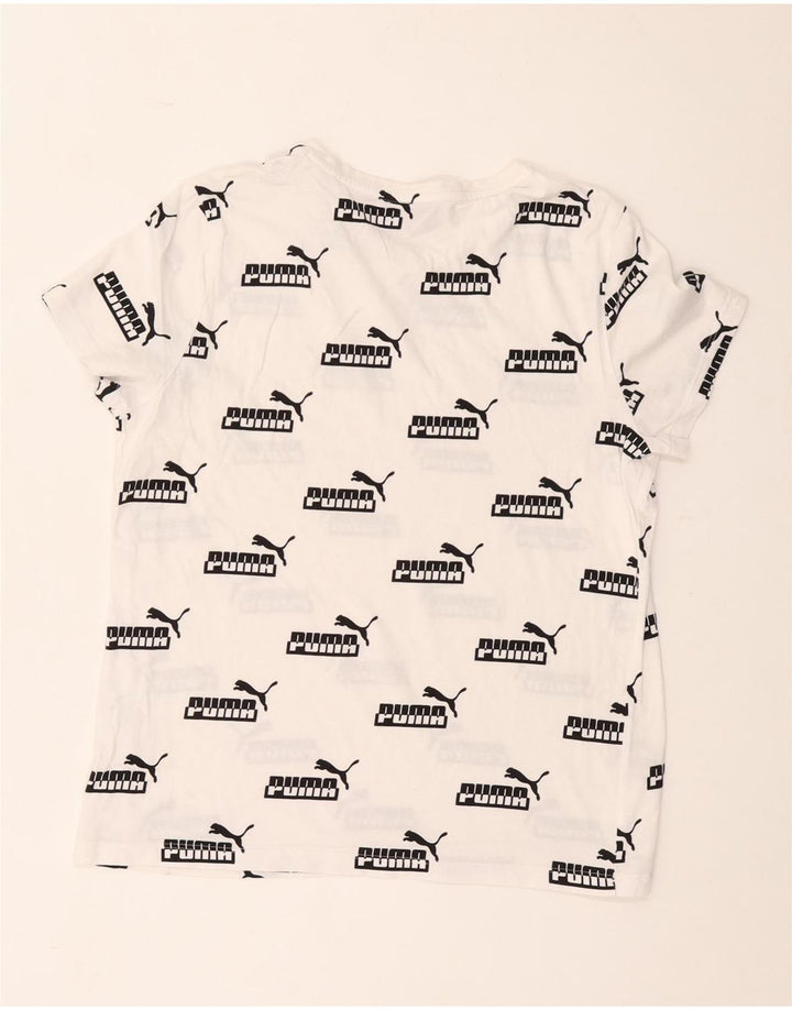 Женская футболка с рисунком Puma Top UK 16, большая белая