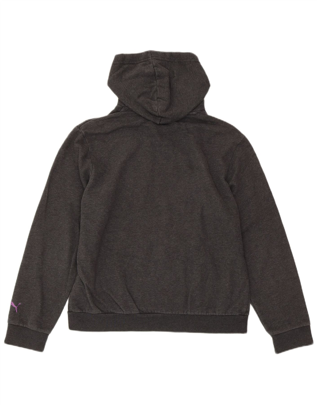 Женский джемпер с капюшоном PUMA UK 14, большой серый хлопок