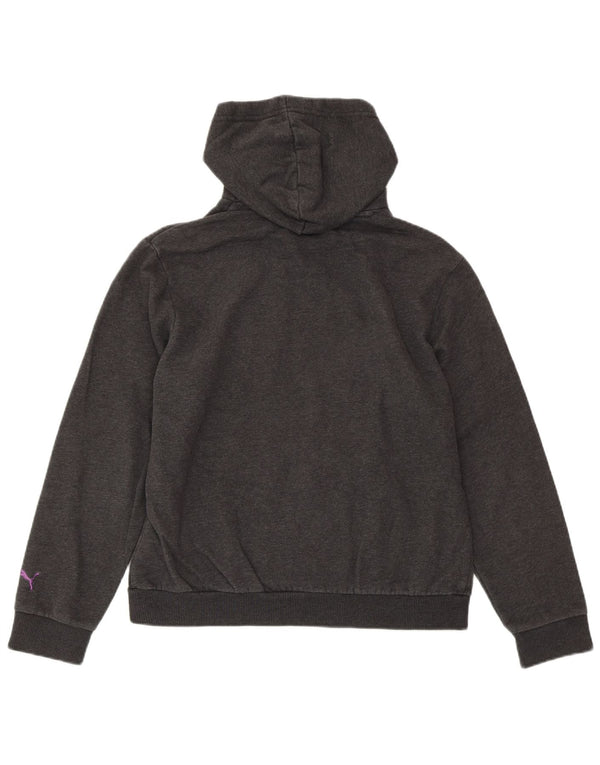 Женский джемпер с капюшоном PUMA UK 14, большой серый хлопок