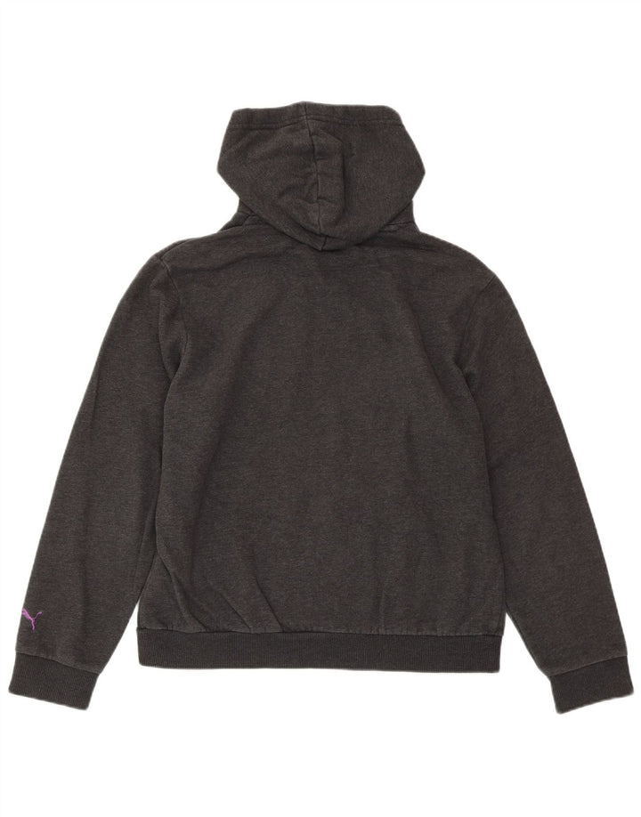 Женский джемпер с капюшоном PUMA UK 14, большой серый хлопок