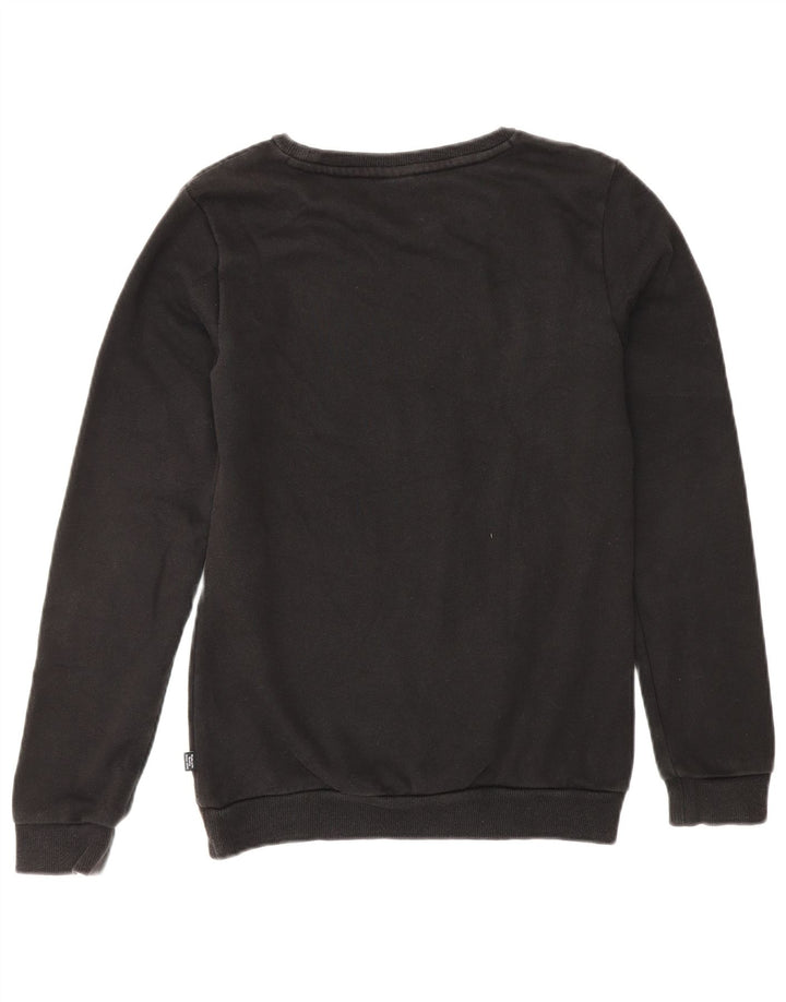 Толстовка с рисунком PUMA для мальчиков, 13–14 лет, черный хлопок