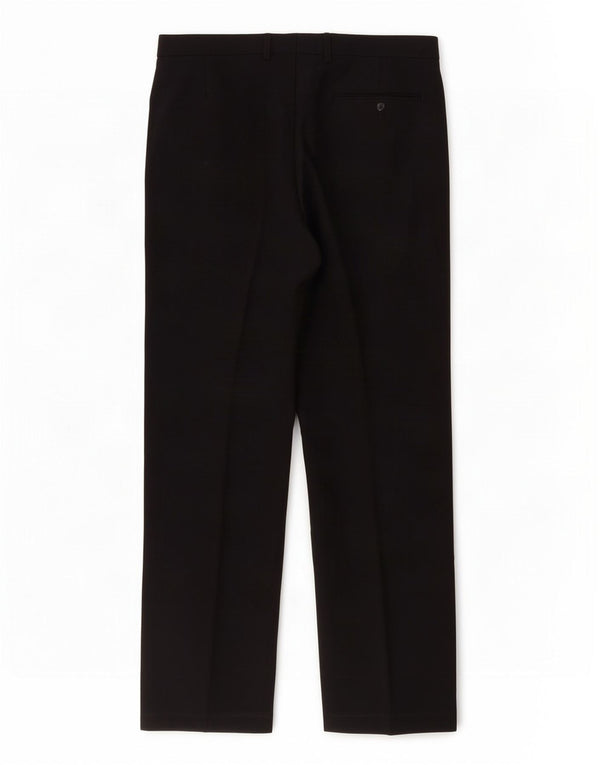 Мужские прямые классические брюки Marks & Spencer W36 L31 темно-синие