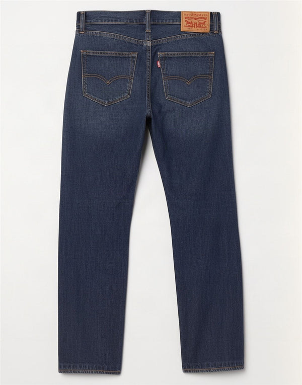 Мужские прямые джинсы Levi's 501 W32 L32 темно-синие, хлопок