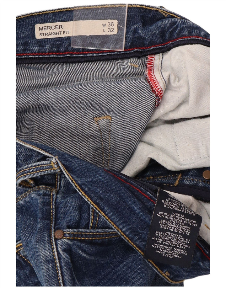 Мужские прямые джинсы Tommy Hilfiger Mercer W36 L32 синие