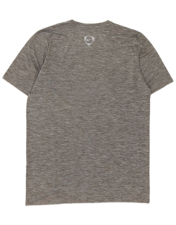 Мужская футболка Nike Dri Fit Top 3XL, серый полиэстер с крапинками