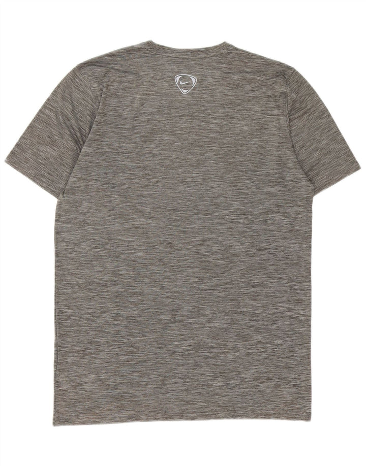 Мужская футболка Nike Dri Fit Top 3XL, серый полиэстер с крапинками