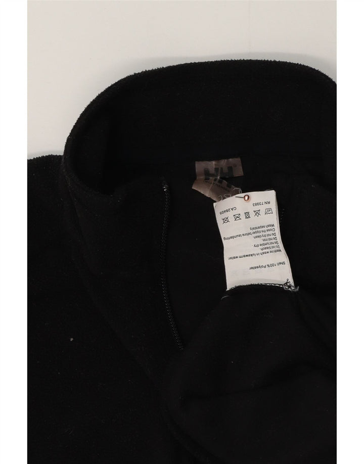 HELLY HANSEN Мужской флисовый джемпер с воротником на молнии, средний черный, полиэстер