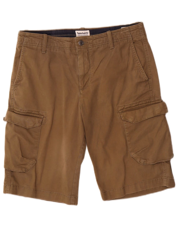 Timberland Mens Cargo Shorts W30 Medium  Beige Cotton